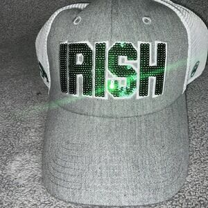 Notre Dame Fighting Irish Hat Logo Ball Cap Team Logo Top Of The World SnapBack